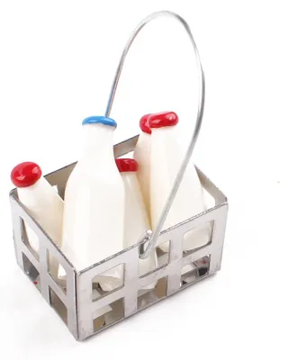 Produktbild von Milch Miniatur Flasche | Puppenhaus Kühlschrank Zubehör