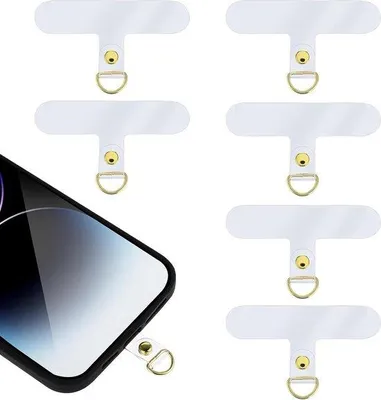 Zdjęcie produktu dla 6 sztuk breloczków do telefonu z zaczepem – uniwersalne