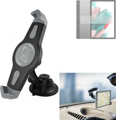 Produktbild von K-S-Trade Scheiben-Halterung für Tablets kompatibel mit UMIDIGI A13 Tab KFZ Tablet Saugnapf Auto Halterung Windschutzscheibe Holder Halter