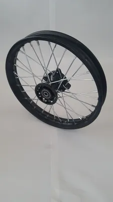 Produktbild von Felge 1,4 x 14" vorne für Dirt Bike Achse ø15mm Stahl für Dirtbike Pitbike Mini Moto Crossbike