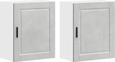 Immagine prodotto di vidaXL Pensili da cucina 2 pz. Materiale a base di legno grigio cemento Porto