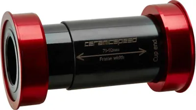 Produktbild von Ceramicspeed Evo386 Sram Gxp Lagerschalen Rot,Schwarz 86.5 mm Rot,Schwarz 86.5 mm