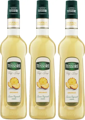 Zdjęcie produktu dla Mathieu Teisseire Syrop do napojów ananasowych 0,7 l (opakowanie 3 szt.)