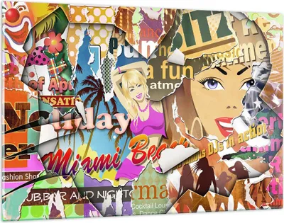 Produktbild von Bilder auf glas - Graffiti modern - 120x80cm - Glasbilder - Wandbilder - Kunstdruck - zum Aufhängen bereit - Wanddekoration aus Glas - Glas Bilder - Wandbild auf Glas - Einteilig - GAA120x80-3622