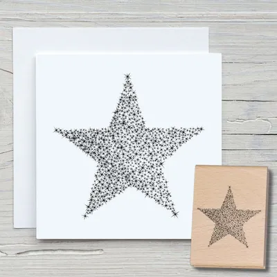 Produktbild von Holzstempel mit Motiv für Scrapbooking