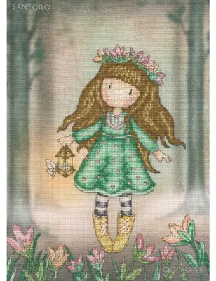 Obrázek produktu pro Vyšívací sada Bothy Threads „Lesní květina“, vzor k vyšívání, XG53, 22 x 30,5 cm