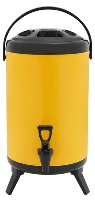 Image de Distributeur de boissons - Récipient isotherme - 8 l - Acier inoxydable - Isolé - Pour boissons chaudes et froides - Avec robinet - Fête, café, hôtel