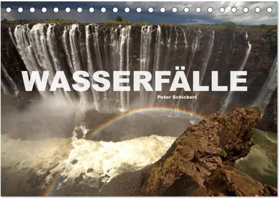 Produktbild von Wasserfälle (Tischkalender 2025 DIN A5 quer), CALVENDO Monatskalender