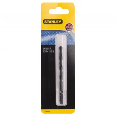 Obrázok produktu pre Stanley STA50060-QZ, Vŕtačka, 5,5 mm, 93 mm, Kov, 5,7 cm, HSS-R oceľ