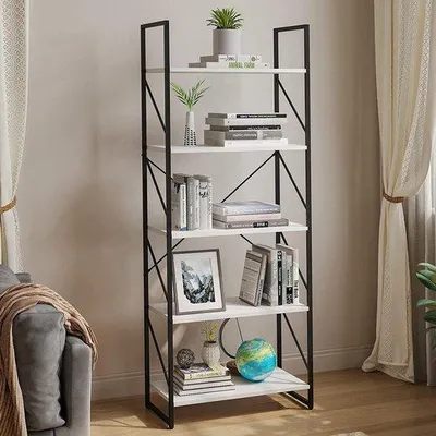 Produktbild von Famanu Bücherregal 5 Ebenen - Industrie-Design