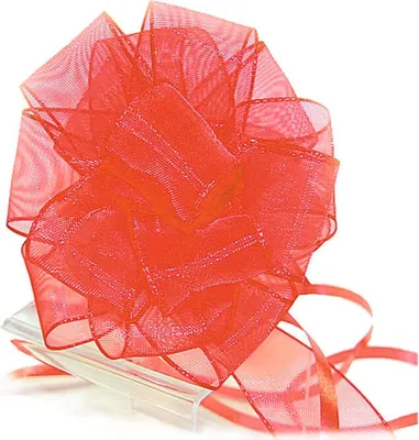 Produktbild von Roth Ziehschleife Rapid, rot, Ø 13cm, 10er Box