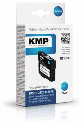 Produktbild von KMP E218CX, Cyan, 6,4 ml, 450 Seiten