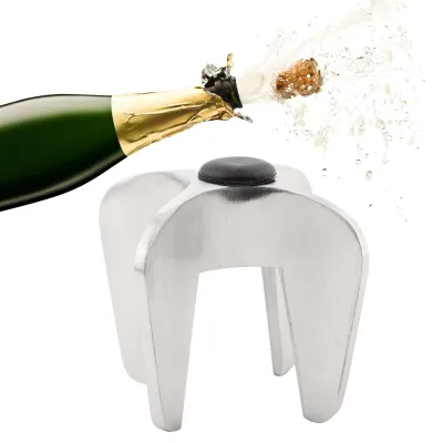 Champagneflessenopener, Edelstahl, poliert, 1 Stück