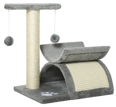 Productafbeelding van Pawhut Kraboom met speelboom en bal, kattenkrabpaal, model D30-189-1