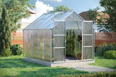Obrázek produktu pro Skleník Vitavia Uranus 8300 polykarbonát 4 mm 257 x 321 cm hliník