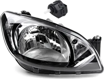 Produktbild von Scheinwerfer kompatibel zu Skoda Citigo 10/2011 -04/2017 H4 Rechts m. Stellmotor 1ST941016D 8L0941295B 8L0941295A Johns
