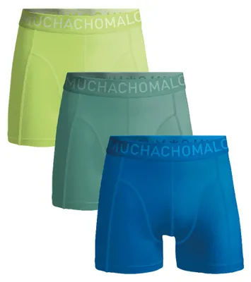 Produktbild von Muchachomalo Herren Boxershorts – 3er Pack – Microfaser & Stretch – Leichte Sport-Unterwäsche – Größe M - MICROFIB1010-155