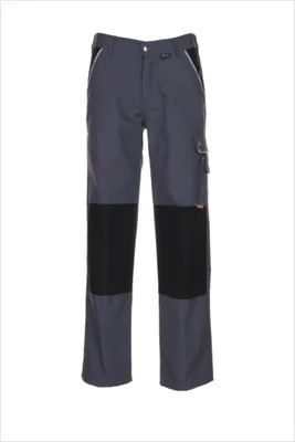 Produktbild von Bundhose Canvas 320 Gr.46 grau/schwarz PLANAM