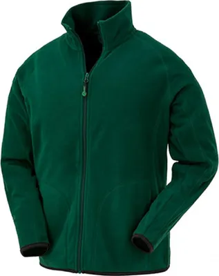 Produktbild von Result Genuine Recycled R907X | Recycled Microfleece Jacket - Farbe: Forest Green - Größe: XL