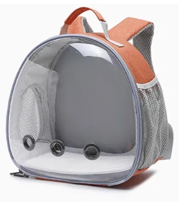 Imagen del producto de Mochila transparente para aves y pequeños animales domésticos