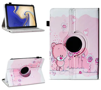 Produktbild von Tablet Hülle Samsung Galaxy Tab S4 10.5 Tasche Schutzhülle Case Cover DrehbarFarben:Motiv 1
