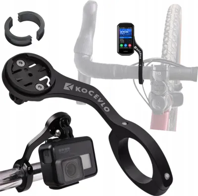 Productafbeelding van FIT4MED | Fietsdrager - 125 mm - Dubbele functionaliteit - Compatibel met 31,8 mm en 25,4 mm - Garmin houder