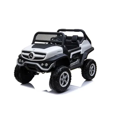 Immagine prodotto di Auto elettrica per bambini RunRunToys Mercedes Benz Unimog Bianco 12V