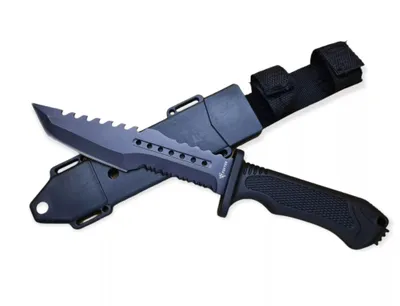 Produktbild von FOXTER® Taktisches Militärmesser, 31 cm, mit Feuerstahl
