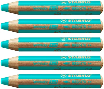Zdjęcie produktu dla STABILO Multitalentstift woody 3 w 1, rund, trkis