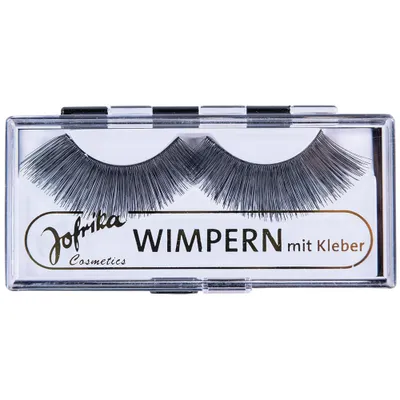 Produktbild von Jofrika 718603 Echthaarwimpern Superlang mit Kleber (1 Paar)