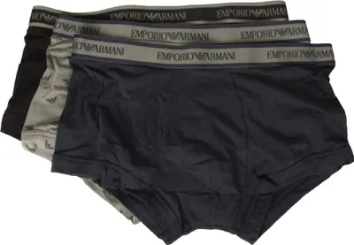 Produktbild von Emporio Armani Boxershorts 3-Pack Unterhose mit Logobund