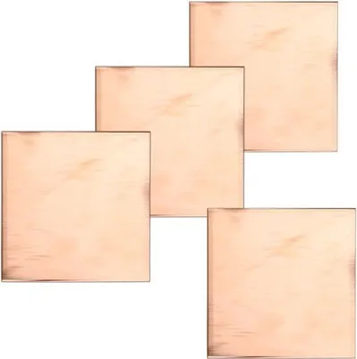 Obrázok produktu pre Medená doska 0,8 mm, 99 % medi, 50 x 50 mm