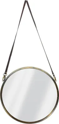 Zdjęcie produktu dla Lusterko kosmetyczne, wiszące, dekoracyjne, okrągłe, 42 cm