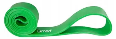 Produktbild von Qmed Widerstandsband Power Band Grün für Fitnessübungen