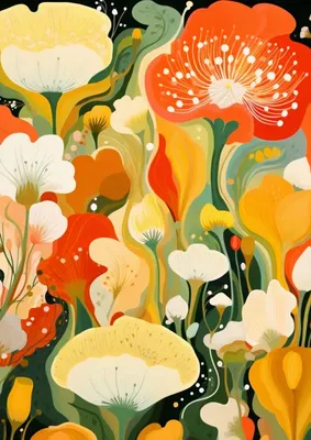 Produktbild von Plakat 29,7x42cm Blumenparadies