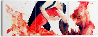 Produktbild von Bild auf Leinwand - Leinwandbild - Tanz Clubbing Aktivitäten Mädchen - 150x50cm - Wand Bild - Wanddeko - Leinwanddruck - Bilder - Kunstdruck - Leinwand bilder - Wandkunst - CA150x50-2979