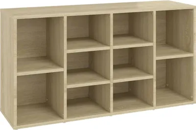 Obrázek produktu pro vidaXL Lavice na boty Sonoma dub 103x30x55 cm Materiál na bázi dřeva