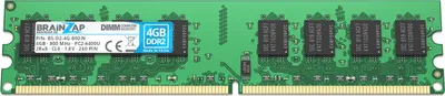 Produktbild von BRAINZAP 4GB DDR2 RAM DIMM PC2-6400U 2Rx8 800 MHz 1.8V CL6 Computer PC Arbeitsspeicher