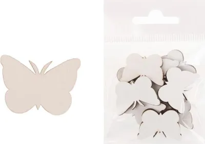 Zdjęcie produktu dla Dekoracja drewniana 12szt Motyl duży - Cresco