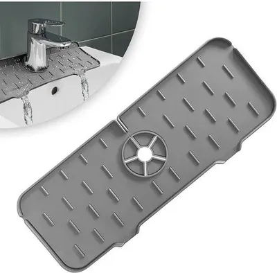 Immagine prodotto di Tappetino antiscivolo in silicone per bagno, doccia e scarico della vasca