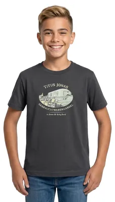 Produktbild von Spreadshirt Die Drei Fragezeichen warenhandel Teenager T-Shirt, 152/164 (12-14 Jahre), Dunkelgrau
