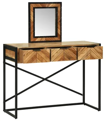 Immagine prodotto di Tavolo da Trucco con cassetto Marrone 100 x 40 x 120 cm
