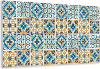 Obrázok produktu pre Dekoratívny vzor - samolepiace obklady - PVC obklady - vinylové samolepiace obklady - 3D obklady bez vŕtania - samolepiace tapety do kuchyne a kúpeľne - samolepiaca fólia na obklady - 100x50 cm