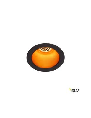 Produktbild von SLV 1002594 HORN MAGNA LED Outdoor Deckeneinbauleuchte schwarz/gold 3000K 25°