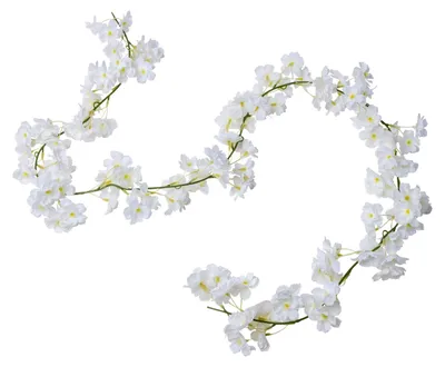 Produktbild von Weiße Kirschblütengirlande 1,80 m für Hochzeiten - Einheitsgröße