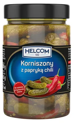 Zdjęcie produktu dla Helcom Ogórki Korniszony Chili 300 g