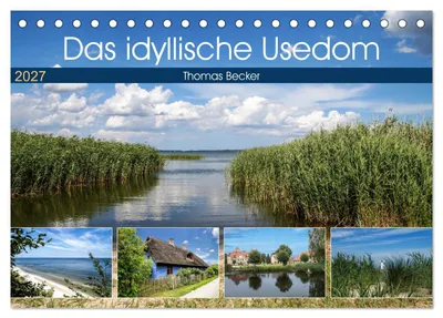 Produktbild von Das idyllische Usedom (Tischkalender 2027 DIN A5 quer), CALVENDO Monatskalender