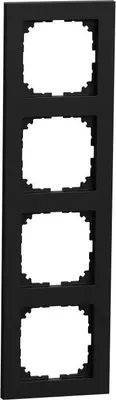Image de Merten Cadre quadruple noir mat MEG4040-3603 (MEG4040-3603)