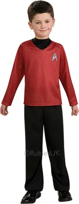 Produktbild von Scotty Kinderkostüm Star Trek schwarz-rot