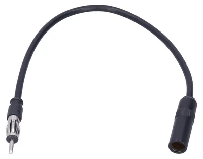 Autoantennen-Verlängerungskabel, FM, schwarz, 50 Ohm, 1 St.